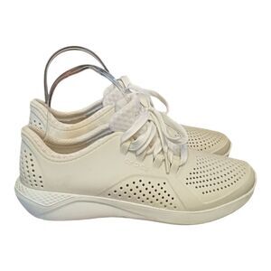 Crocs LiteRide 360 Pacer Water Shoe Sneakers Size 7 Almost White Lightweight